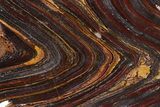 Polished Tiger Iron Stromatolite Slab - Billion Years #354894-1